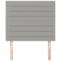 Kopfteile 2 Einheiten aus hellgrauem Stoff 100x5x78/88 cm von , Kopf- und Fußteile - Ref: Foro24-3116462, Preis: 52,02 €, Rab...