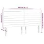 Headboards 4 units of light gray velvet 100x5x78/88 cm by , Headboards and footboards - Ref: Foro24-3116538, Price: 90,28 €, ...