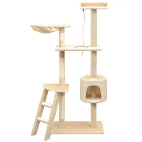 Cat scratching post with sisal scratching post 150 cm beige by vidaXL, Cat furniture - Ref: Foro24-170487, Price: 76,33 €, Di...