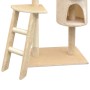 Katzenkratzbaum mit Sisal-Kratzstamm 150 cm beige von vidaXL, Katzenmöbel - Ref: Foro24-170487, Preis: 76,56 €, Rabatt: %