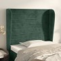 Kopfteil mit dunkelgrünen Samtohren 103x23x118/128cm von , Kopf- und Fußteile - Ref: Foro24-3118141, Preis: 93,90 €, Rabatt: %