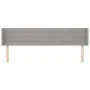 Cabecero de tela gris claro 183x16x78/88 cm de , Cabeceros y pies de cama - Ref: Foro24-3118922, Precio: 66,44 €, Descuento: %
