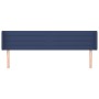 Kopfteil aus blauem Stoff, 203 x 16 x 78/88 cm von , Kopf- und Fußteile - Ref: Foro24-3118936, Preis: 71,77 €, Rabatt: %