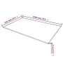 Rectangular tempered glass table top 1000x620 mm by vidaXL, Table tops - Ref: Foro24-244621, Price: 58,15 €, Discount: %