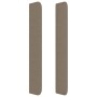 Headboard with ears in taupe gray fabric 203x16x118/128 cm by , Headboards and footboards - Ref: Foro24-3119746, Price: 121,3...