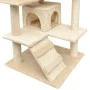 Cat scratching post with sisal scratching post 125 cm beige by vidaXL, Cat furniture - Ref: Foro24-170477, Price: 85,85 €, Di...