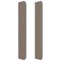 Headboard with ears in taupe gray fabric 183x16x118/128 cm by , Headboards and footboards - Ref: Foro24-3119738, Price: 139,0...