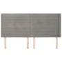 Headboard with light gray velvet ears 203x16x118/128 cm by , Headboards and footboards - Ref: Foro24-3119786, Price: 102,54 €...