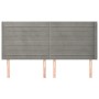 Kopfteil mit hellgrauen Samtohren 203x16x118/128 cm von , Kopf- und Fußteile - Ref: Foro24-3119786, Preis: 103,77 €, Rabatt: %