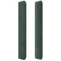 Headboard with dark green velvet ears 93x16x118/128 cm by , Headboards and footboards - Ref: Foro24-3119759, Price: 84,65 €, ...