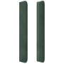 Kopfteil mit dunkelgrünen Samtohren 93x16x118/128 cm von , Kopf- und Fußteile - Ref: Foro24-3119759, Preis: 86,59 €, Rabatt: %