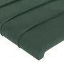 Headboard with dark green velvet ears 93x16x118/128 cm by , Headboards and footboards - Ref: Foro24-3119759, Price: 84,65 €, ...