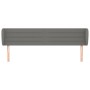 Kopfteil aus dunkelgrauem Stoff, 183 x 23 x 78/88 cm von , Kopf- und Fußteile - Ref: Foro24-3117299, Preis: 70,68 €, Rabatt: %