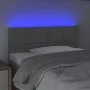 Light gray fabric headboard with LED 90x5x78/88 cm by , Headboards and footboards - Ref: Foro24-3121594, Price: 47,54 €, Disc...