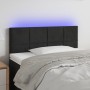 Kopfteil aus schwarzem Samt mit LED 90x5x78/88 cm von , Kopf- und Fußteile - Ref: Foro24-3121650, Preis: 44,06 €, Rabatt: %