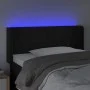 Kopfteil aus schwarzem Samt mit LED 93x16x78/88 cm von , Kopf- und Fußteile - Ref: Foro24-3123274, Preis: 57,72 €, Rabatt: %