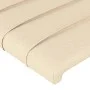 Kopfteil aus cremefarbenem Stoff mit LED 103x16x118/128 cm von , Kopf- und Fußteile - Ref: Foro24-3124183, Preis: 92,94 €, Ra...