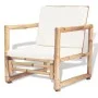 Set de muebles de jardín 4 piezas y cojines bambú by vidaXL, Garden sets - Ref: Foro24-43159, Price: 458,14 €, Discount: %