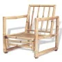 Set de muebles de jardín 4 piezas y cojines bambú by vidaXL, Garden sets - Ref: Foro24-43159, Price: 458,14 €, Discount: %