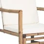 Set de muebles de jardín 4 piezas y cojines bambú by vidaXL, Garden sets - Ref: Foro24-43159, Price: 458,14 €, Discount: %
