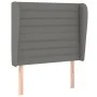 Box spring bed with dark gray fabric mattress 90x190 cm by , Beds and slatted bases - Ref: Foro24-3128006, Price: 333,85 €, D...