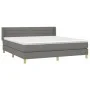 Boxspringbett mit dunkelgrauer Stoffmatratze 180x200 cm von , Betten und Lattenroste - Ref: Foro24-3130370, Preis: 564,62 €, ...