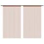 Fringe curtains 2 pieces 140x250 cm brown by vidaXL, Curtains and curtains - Ref: Foro24-132411, Price: 26,32 €, Discount: %