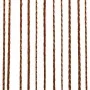 Fringe curtains 2 pieces 140x250 cm brown by vidaXL, Curtains and curtains - Ref: Foro24-132411, Price: 26,32 €, Discount: %