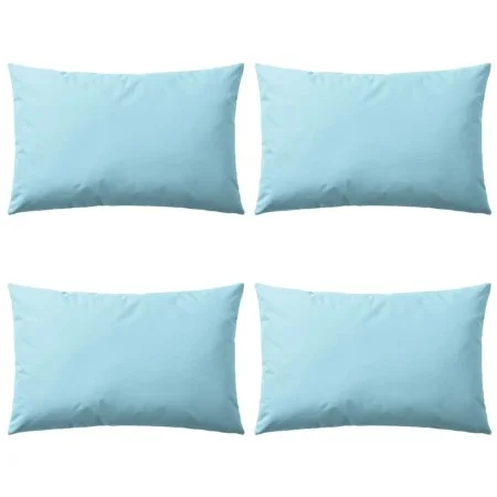 Outdoor cushions 60x40 cm light blue 4 units by vidaXL, Cushions - Ref: Foro24-132301, Price: 57,14 €, Discount: %