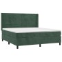 Boxspringbett mit dunkelgrüner Samtmatratze 180x200 cm von , Betten und Lattenroste - Ref: Foro24-3132756, Preis: 673,55 €, R...