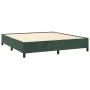 Box spring bed with dark green velvet mattress 180x200 cm by , Beds and slatted bases - Ref: Foro24-3132756, Price: 659,47 €,...