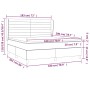 Box spring bed with dark green velvet mattress 180x200 cm by , Beds and slatted bases - Ref: Foro24-3132756, Price: 673,55 €,...