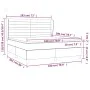 Box spring bed with dark green velvet mattress 180x200 cm by , Beds and slatted bases - Ref: Foro24-3132756, Price: 659,47 €,...