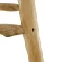 Taburete de cocina de cuero auténtico y madera de teca maciza de vidaXL, Taburetes de cocina - Ref: Foro24-244544, Precio: 12...