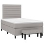 Boxspringbett mit hellgrauer Stoffmatratze 120x200 cm von , Betten und Lattenroste - Ref: Foro24-3136661, Preis: 426,51 €, Ra...