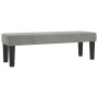 Boxspringbett mit hellgrauer Samtmatratze 200x200 cm von , Betten und Lattenroste - Ref: Foro24-3137923, Preis: 673,09 €, Rab...
