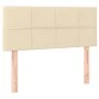 Box spring bed with cream fabric mattress 90x190 cm by , Beds and slatted bases - Ref: Foro24-3140022, Price: 327,11 €, Disco...