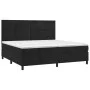 Boxspringbett mit schwarzer Samtmatratze 200x200 cm von , Betten und Lattenroste - Ref: Foro24-3143105, Preis: 607,04 €, Raba...