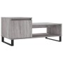Sonoma gray plywood coffee table 100x50x45 cm by , Coffee table - Ref: Foro24-830842, Price: 69,56 €, Discount: %