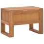 Nachttisch aus massivem Teakholz, 50 x 30 x 35 cm von , Nachttische - Ref: Foro24-326123, Preis: 72,19 €, Rabatt: %