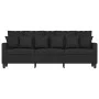 3-seater black fabric sofa 180 cm by , Sofas - Ref: Foro24-359279, Price: 295,86 €, Discount: %