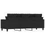 3-seater black fabric sofa 180 cm by , Sofas - Ref: Foro24-359279, Price: 295,86 €, Discount: %