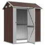 Cobertizo de jardín acero galvanizado marrón 192x152,5x237 cm de , Cobertizos - Ref: Foro24-364532, Precio: 262,38 €, Descuen...