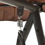 Outdoor convertible swing bench with canopy in brown color by vidaXL, Garden rockers - Ref: Foro24-43242, Price: 249,62 €, Di...