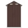 Cobertizo de jardín acero galvanizado marrón 192x152,5x237 cm de , Cobertizos - Ref: Foro24-364532, Precio: 262,38 €, Descuen...