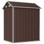 Brown galvanized steel garden shed 192x152.5x237 cm by , Sheds - Ref: Foro24-364532, Price: 280,30 €, Discount: %