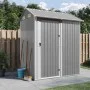 Garden shed light gray galvanized steel 192x152.5x237cm by , Sheds - Ref: Foro24-364530, Price: 277,07 €, Discount: %