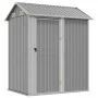 Garden shed light gray galvanized steel 192x152.5x237cm by , Sheds - Ref: Foro24-364530, Price: 277,07 €, Discount: %