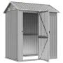 Garden shed light gray galvanized steel 192x152.5x237cm by , Sheds - Ref: Foro24-364530, Price: 277,07 €, Discount: %