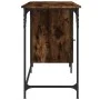 Computer desk engineered wood smoke oak 131x48x75 cm by , Desks - Ref: Foro24-836220, Price: 84,46 €, Discount: %